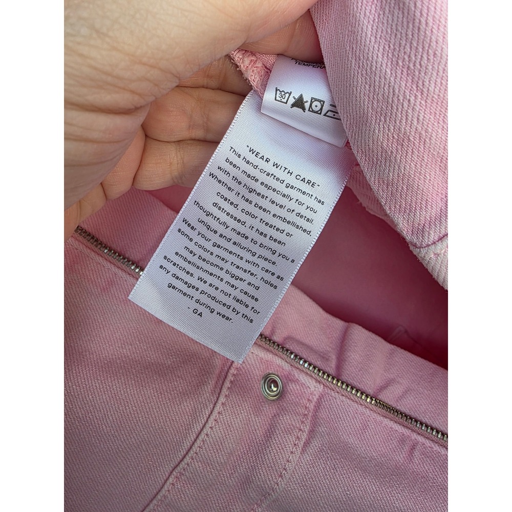 Good American Fit for Success Jumpsuit Pink Denim Mineral Rose Quartz NWT 6(2XL) - Picture 8 of 13